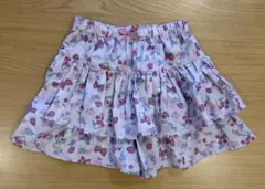 anyFAM☆いちご 花柄 キュロット スカート☆120cm