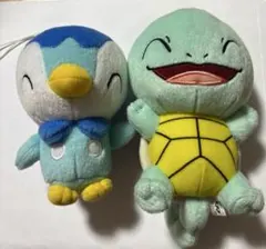 ポケモン ぬいぐるみ マスコット ゼニガメ・ポッチャマ2点セット