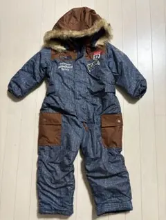 mou jon jon 子ども用スキーウェア フード付き　100㎝