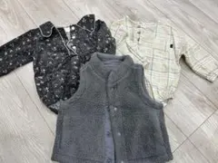 子供服　長袖ロンパース　女の子　80cm まとめ売り