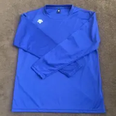 美品 DESCENTE デサント ロングスリーブ メンズ M ブルー