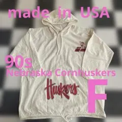 90s made in USA B.R.OTHERSコットンプルオーバー×F