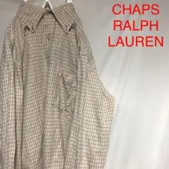 CHAPS RALPH LAUREN チェック BDシャツ ブラウス 総柄