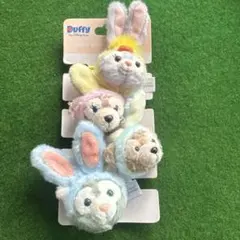 香港ディズニー ダッフィー＆フレンズ ヘアゴムセット　イースター