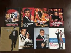 【美品・希少】映画 007シリーズ 歴代パンフレット 8冊セット＋前売り半券付きのサムネイル