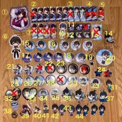 朔間凛月 グッズ 缶バッジ キーホルダー 61点