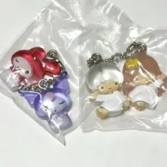 なかよしドロップチャーム　マイメロディ&クロミ　リトルツインスターズ　キキララ