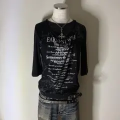 y2k グランジ　平成　ギャル　ナード　お兄系　パンク　ロック　英文字　重ね着