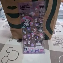 マイメロとクロミ クリアキャンディシール