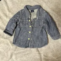babyGap ダークブルー 長袖シャツ 80cm