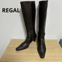 REGAL リーガル ロングブーツ 本革 ブラック24.5cm バックベルト付き 楽天市場】リーガル ロングブーツ レディースの通販