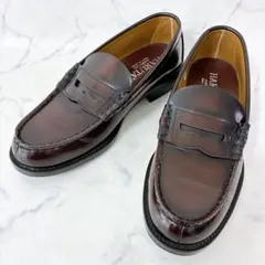 美品✨HARUTA ハルタ 6550 コインローファー レザー ブラウン　本革