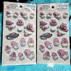 おぱんちゅうさぎ ぷくっとシール シール 人気 新品 ２つセット