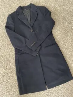 チェスターコート レディース 紺