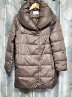 美品✨超軽量ダウンロングコート ✨上品＆綺麗コートブラウンゴールド ジャケットＭ