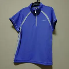 Kaepa ハーフジップ Tシャツ LL 青
