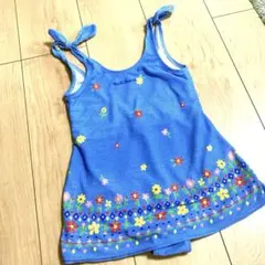 M*e様 ミキハウス 花柄刺繍 ワンピース水着 110cm
