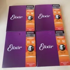 Elixir エリクサー アコースティック弦 1152 弦 4個セットのサムネイル