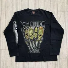 00s メタリカ ロングスリーブ オフィシャル 良フェード 袖プリ 大判プリントのサムネイル