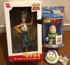 未開封品 ★ トイストーリー プレミアムフィギュア ウッディ & バズ