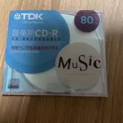 TDK 音楽用CD-R 80分　1枚