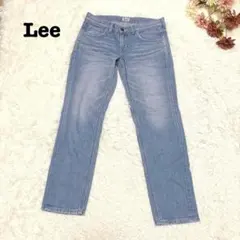 s.1227【リー】レディース ストレート デニム ジーンズ ライトブルー S