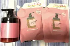 cocone クリームシャンプー 本体と詰め替え2個セット