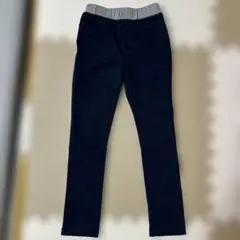 ネイビー ストレッチ長ズボン 140サイズ
