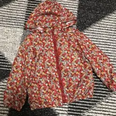 しまむら　花柄　ウィンドブレーカー　パーカー　120cm