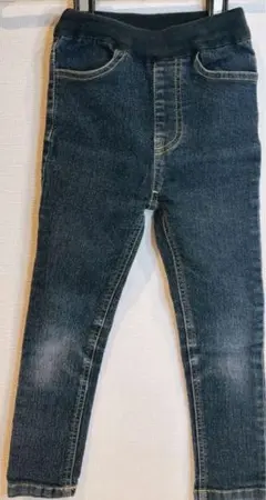 【petit main】デニムパンツ ダークブルー ス
キニーパンツ