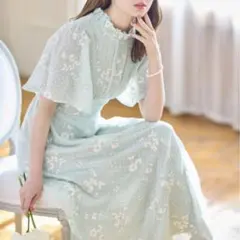 【 tocco closet(トッコクローゼット) 】半袖ワンピース 春