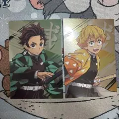 鬼滅の刃 メタルポストカードコレクション 竈門炭治郎 我妻善逸の2点セット