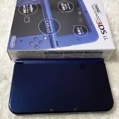 【極美品】　New Nintendo 3DS LL メタリックブルー 本体