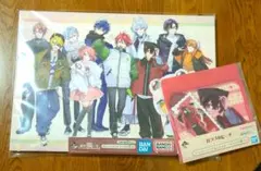 カラフルピーチ一番くじ　キャンバスボード　 ステッカー　2点セット