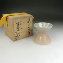 Ｗ８８９　蓋置　『萩　千切　蓋置』『十五代　坂倉新兵衛 造』　共箱　茶道具のサムネイル