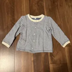 無印良品 ストライプカーディガン 100size