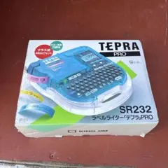 テプラ プロ TEPRA PRO SR232 ラベルライター クリアブルー - メルカリ