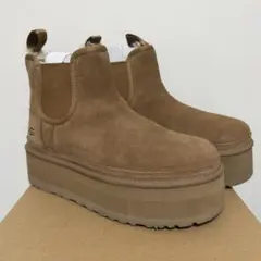 最安値！！ UGG ブーツ プラットフォーム ムートン 厚底
