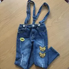 SISTER JENNI バナナ刺繍 オーバーオール 120