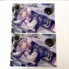 ホロライブ ローソン 常闇トワ クリアファイル 2枚セット