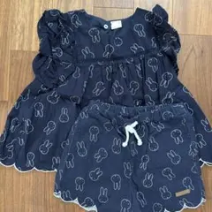 美品petit main ミッフィー セットアップ 110cm