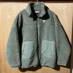 限定値引き‼️「美品」ROXYボアジャケット／グリーン／レディースsizeM