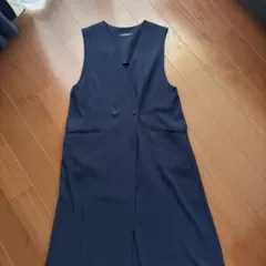 UNITED ARROWS ネイビー ロングコート 36 ジレ - メルカリ