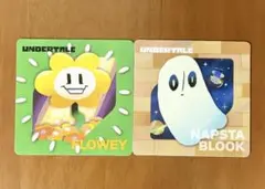 ゲーマー焼き Undertale フラウィ ナプスタブルーク コースター 2枚