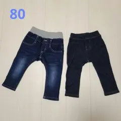 美品 保育園着 まとめ売り 80 パンツ 西松屋 デニム ベビー レギンス