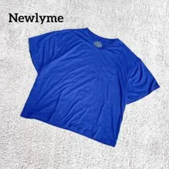 Newlyme ニューリーミー【F】とろみTシャツ Ｖネック シンプルカジュアルのサムネイル