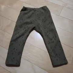 匿名配送　終売デザイン　ユニクロ　フリース　レギンス　サイズ90　カーキ