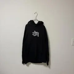 ステューシー　Stussy ブラック パーカー M 薄手