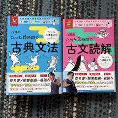 八澤のたった6時間で古典文法 八澤のたった3時間で古典読解
