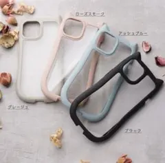 最終値下げ 猫耳 ネコミミ 推し活 iPhone15 ケース アッシュブルー